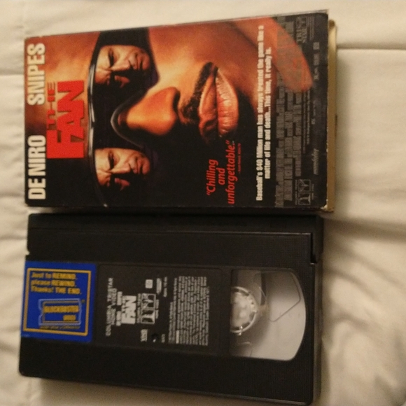 6/$15 The Fan 1996  Thriller Psychological thriller vhr tape - Picture 3 of 4